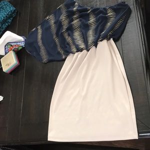 A one shoulder dress